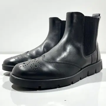 [컨디션 최상] ecco 베라 첼시 부츠 사이드 고어 24 블랙 가죽