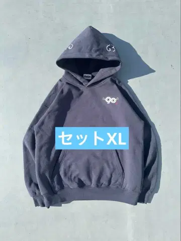 90 Logo Original Hoodie navy size XL