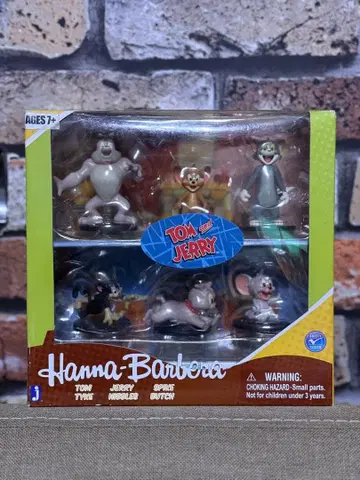 레어 새상품 톰과 제리 피규어 세트 한나 바베라 컬렉션