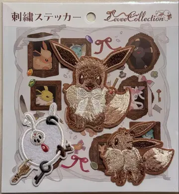 포켓몬 센터 자수 스티커 이브이 이브이 컬렉션 Pokemon