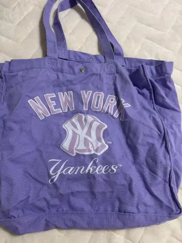 뉴욕 양키스 토트백 보라색