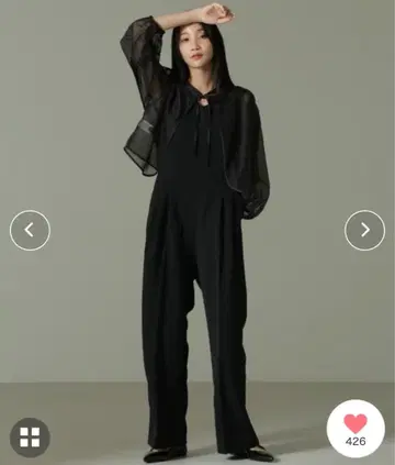 NANO universe 오간자 볼레로 & 올인원 세트 팬츠