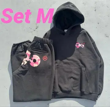 9090 90 로고 오리지널 후드 셋업 M