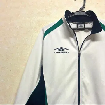 UMBRO 트랙 자켓 저지 원포인트 로고 절개 소매 빅 로고