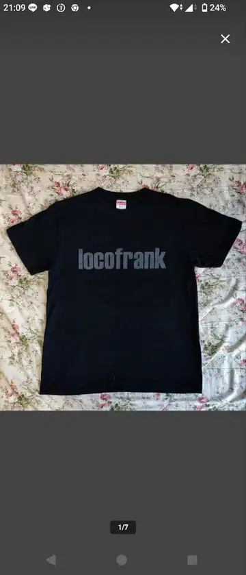 locofrank T셔츠 블랙 사이즈 S 773Four RECORDS