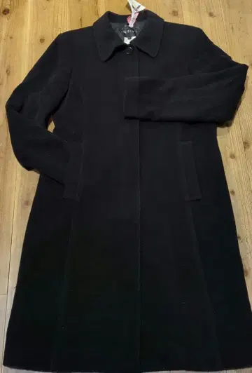 INDIVI 블랙 롱 코트