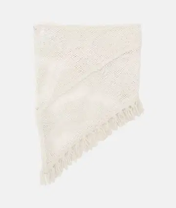 크라프트 자수 레이스 스카프