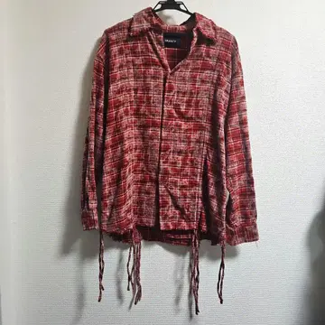 GRANCY 체크 셔츠 셔링