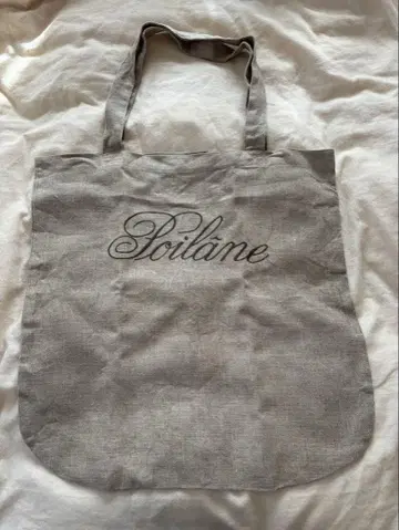 새상품급 포와란 자수 린넨 토트백