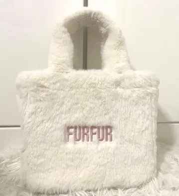 FUR FUR 퍼퍼 에코 퍼 토트백 화이트