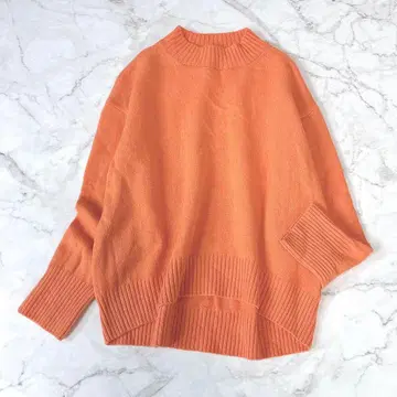 맥피 파인 라무스울 빌드넥 풀오버 일본제 루즈핏