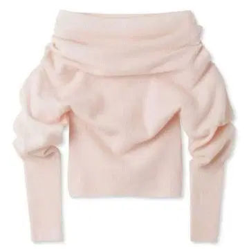 스나이델 루즈 오프숄더 니트 풀오버