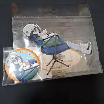 유루캠 10주년 기념전 아크릴 스탠드 캔뱃지 사이토 에나 치쿠와