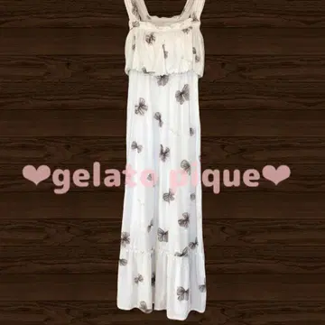 젤라또피케 리본 무늬 원피스