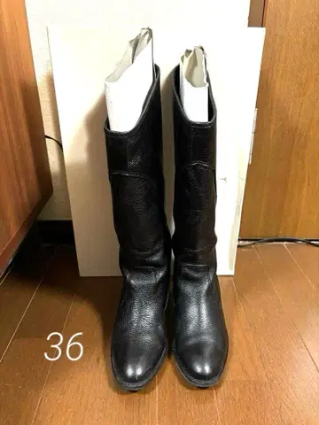 가죽 롱 부츠 이탈리아