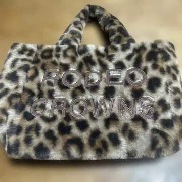 RODEO CROWNS 레오파드 무늬 토트백