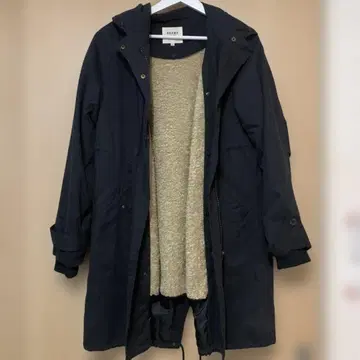 BEAMS HEART 블랙 모즈 코트 M 사이즈