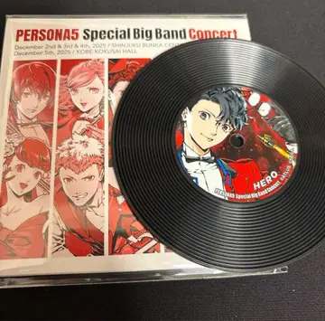 페르소나 5 주인공 조커 레코드풍 코스터 P5R 콘서트