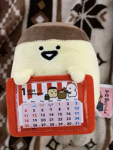오분구토잇쇼 달력 봉제 인형 2026 푸딩 씨