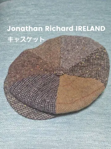 조나단 리처드 아일랜드 헌팅 캡 울 모자