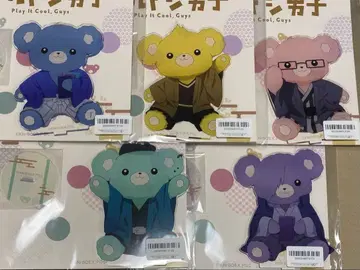 FAM 복권 쿨한 남자들 B상 고구마 아크릴 스탠드 5종 컴플리트