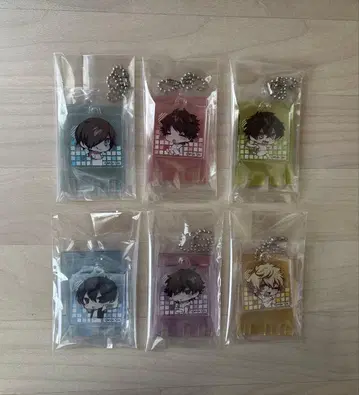 와이텔즈 극락탕 트레이딩 목욕탕 열쇠고리풍 키링 6종 세트