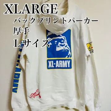 [ 인기 아이템 ] XLARGE 백 프린트 후드티 L 사이즈
