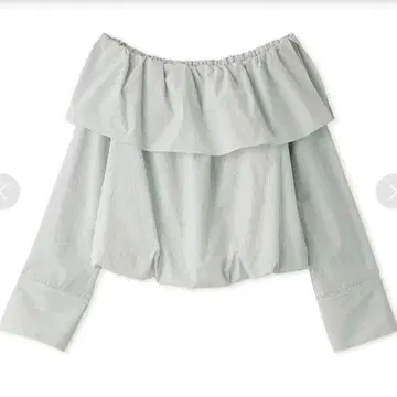 [미라 오웬] 오프숄더 벌룬 숏 블라우스 S 사이즈