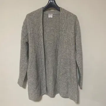 휴먼 우먼 케이블 짜임 가디건 M 코디 가디건 DMW