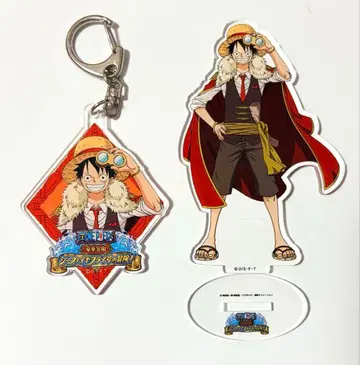 원피스 루피 해변 아크릴 스탠드 아크릴 키링