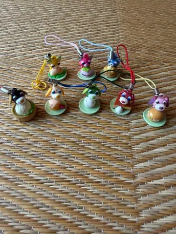 묶음 판매 오차이누 오차네코 스위츠 스트랩 쇼와 레트로 8개 세트