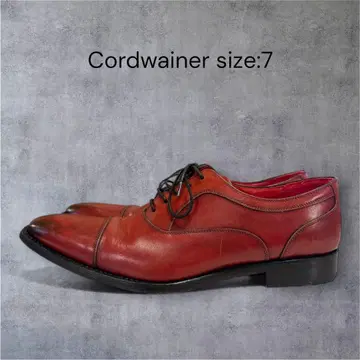 Cordwainer 스트레이트 팁 26cm 상당 가죽 신발 로퍼