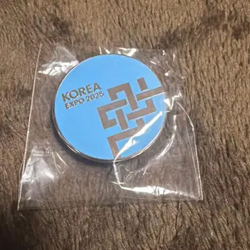 박람회 한국관 핀 배지