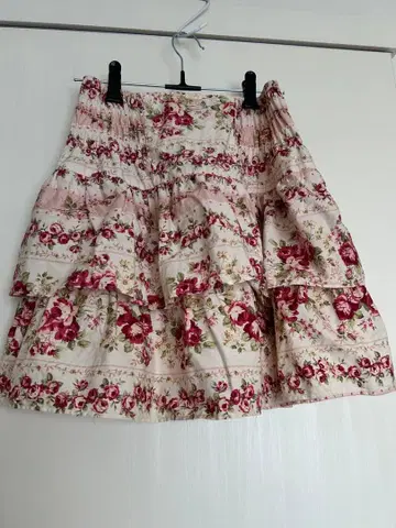 꽃무늬 프릴 스커트 모리걸 Neo 모리걸 걸리시