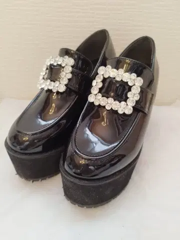 아타걸 비쥬 통굽 로퍼 L 블랙