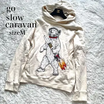 고 슬로우 카라반 우주복 곰 후드티 사이즈 3 곰