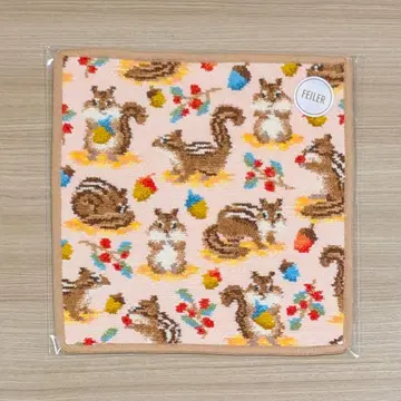 미개봉 WEB 한정판 페이러 시마시마리스 손수건 베이지