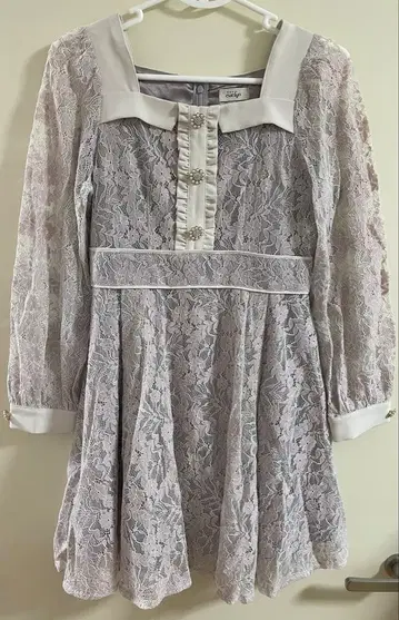 evelyn 레이스 원피스 긴팔