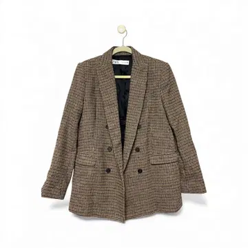 ZARA 체크 무늬 자켓 M