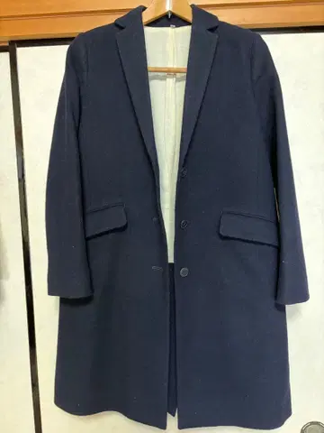 네이비 체스터 코트 7호