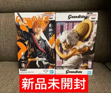BLEACH 원피스 Grandista 쿠로사키 이치고 루피 피규어 미개봉