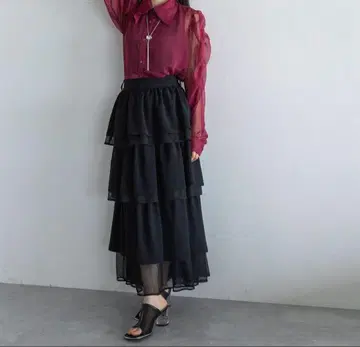 HARE 하레 시어 MIX 캉캉 스커트