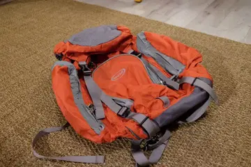 몽벨 mont-bell 백팩 빨간색