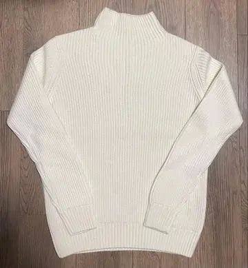 FILIPPO DE LAURENTIIS 모크넥 니트 화이트 46