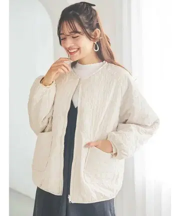 루딕 파크 리버서블 하트 퀼트 자켓