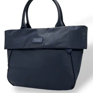 새상품급 agnes b 아네스베 토트백 보야주 네이비 159