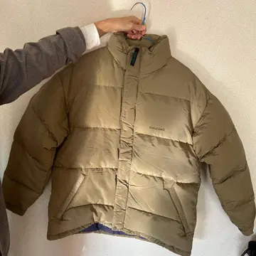 mont-bell 카키 다운 자켓