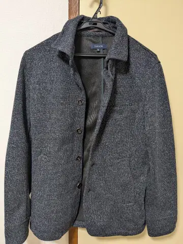 TAKAQ 테일러드 자켓 M 다크 그레이