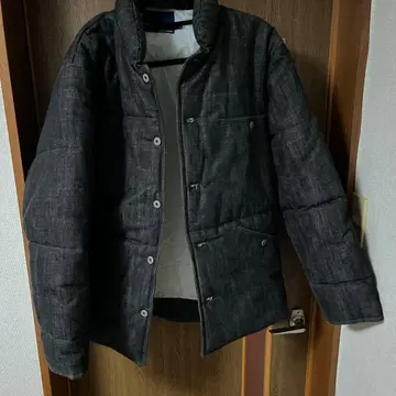 PICE MAKERS 데님 다운 자켓 블랙 데님 충전솜 울트라 웜