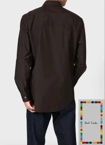 paul smith 폴스미스 셔츠 로고 로프 브라운 브라운
